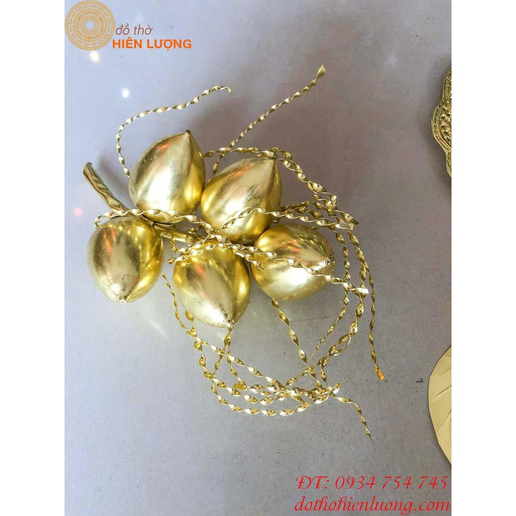 Bộ Trầu Cau Đồng Vàng