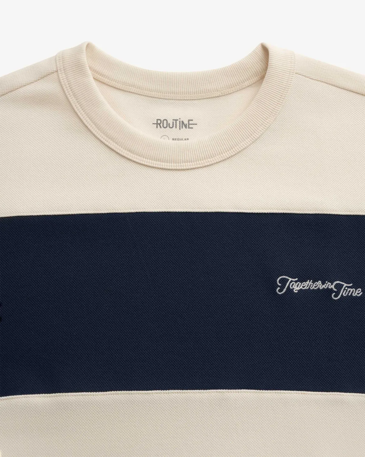 Áo thun tay ngắn nam sọc ngang Form Regular - RT 10S25TSS025 | ROUTINE CÀ MAU