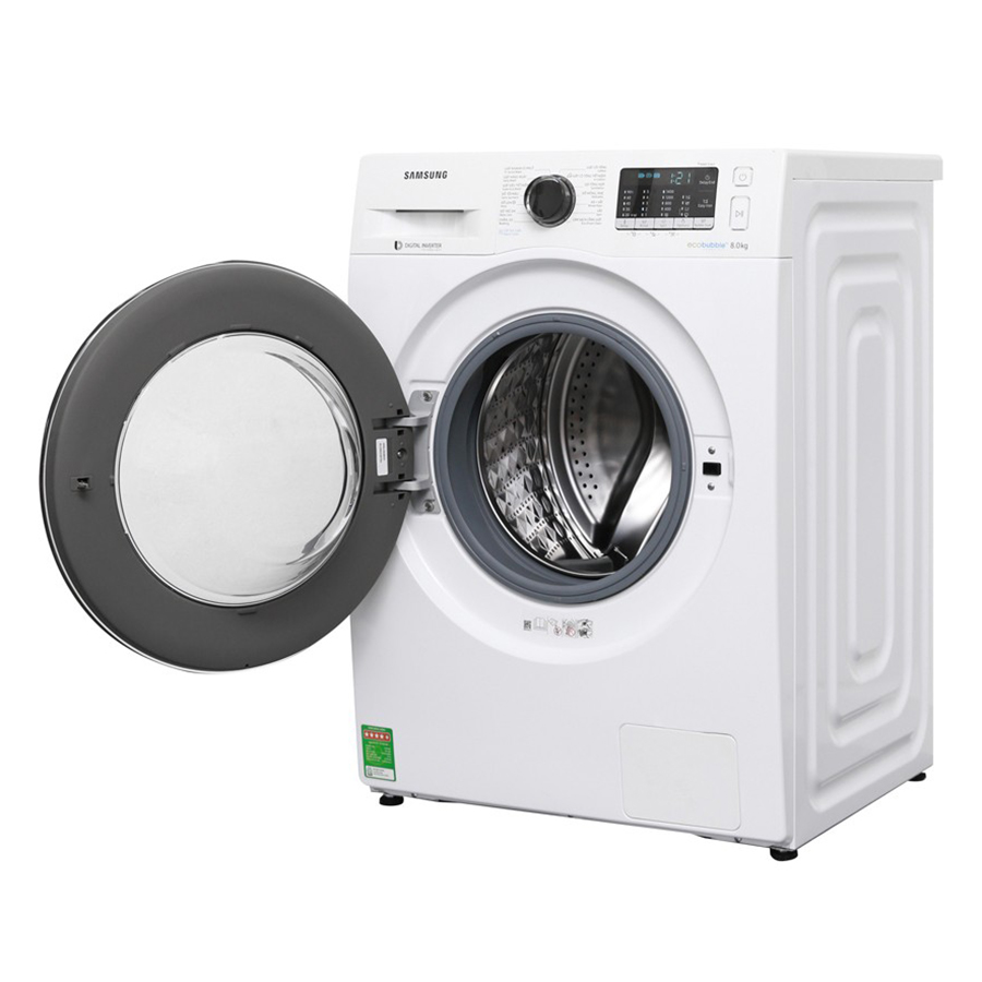 Máy Giặt Cửa Trước Samsung Inverter WW80J54E0BW/SV (8kg) - Hàng Chính Hãng