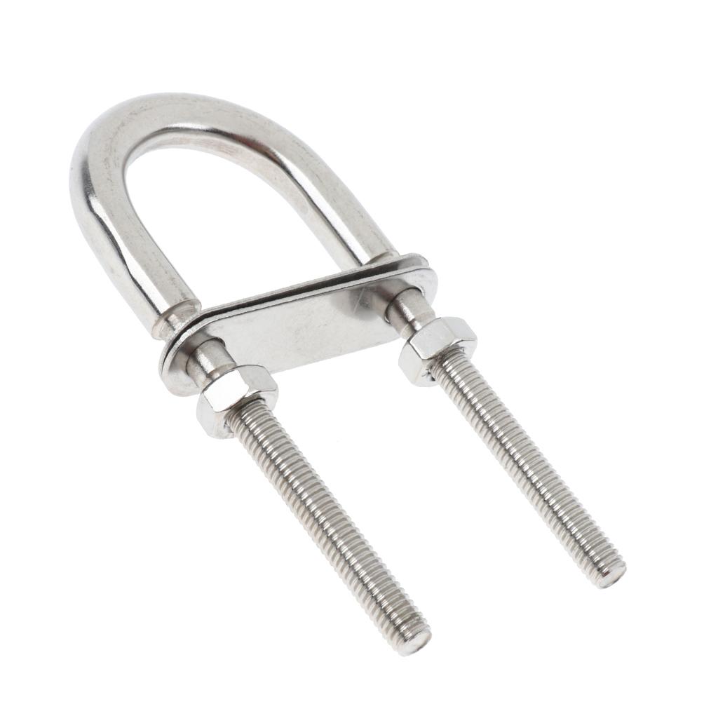 M6*90 Bow Stern Eye, U-Bolt, Boat Hardware, 304 Stainless Steel Marine-Grade