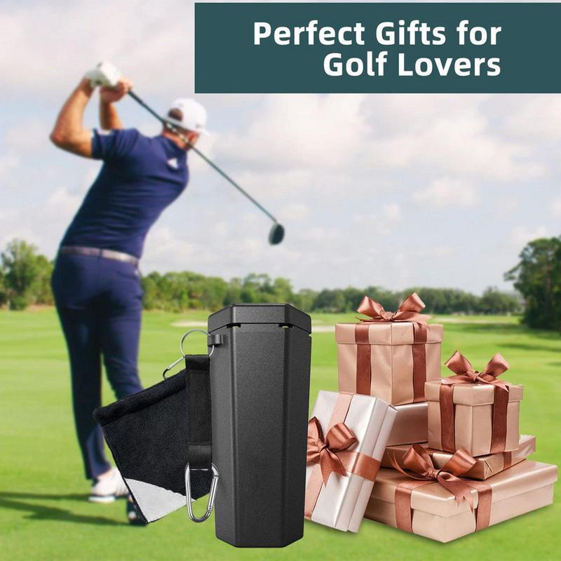 Máy giặt bóng golf bóng golf di động với khăn golf khăn tốt nhất Phụ kiện làm sạch golf Quà tặng cho nam giới