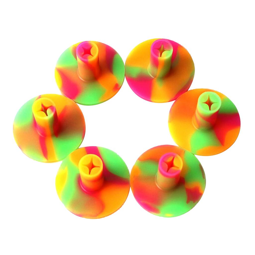 38mm Colorful Golf Tees Holder Tools For Indoor Outdoor Practice Players