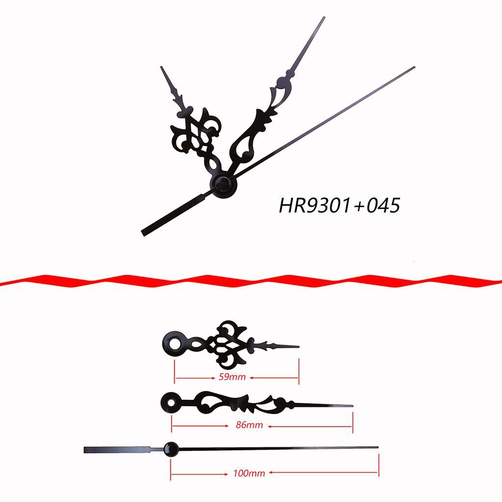 Quartz Clock Movements With 3 Hands Wall Clock Movements Fits 0.11in Thick Dial