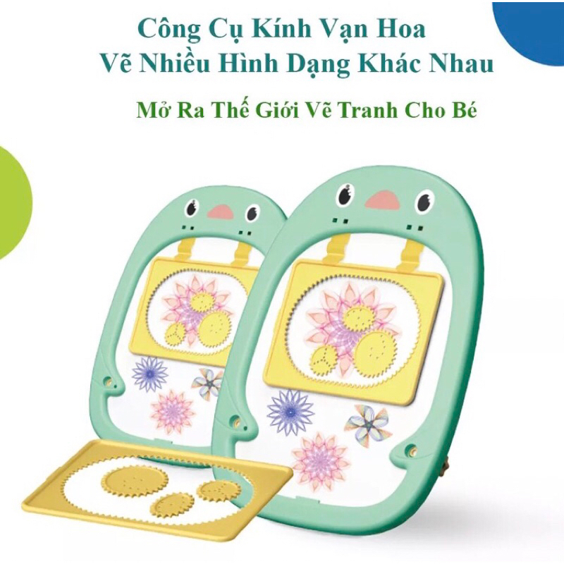 Bảng Viết Có Giá Đỡ, Bảng Vẽ Từ Tính 2 Mặt, Điều Chỉnh Chân Ghế Di Động Tặng Kèm Phụ Kiện Phấn Và Bút Viết Xóa Cho Bé