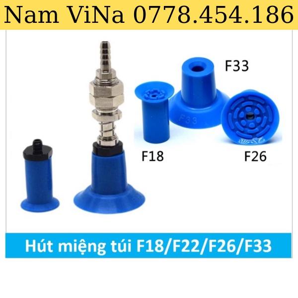 Giác hút bao bì, mở miệng túi nilon PIAB F18/F22/F26/F33 và cọc hút liền