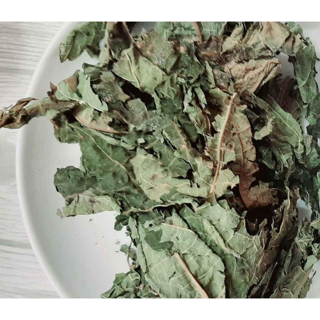 lá đu đủ khô 1kg thơm sạch