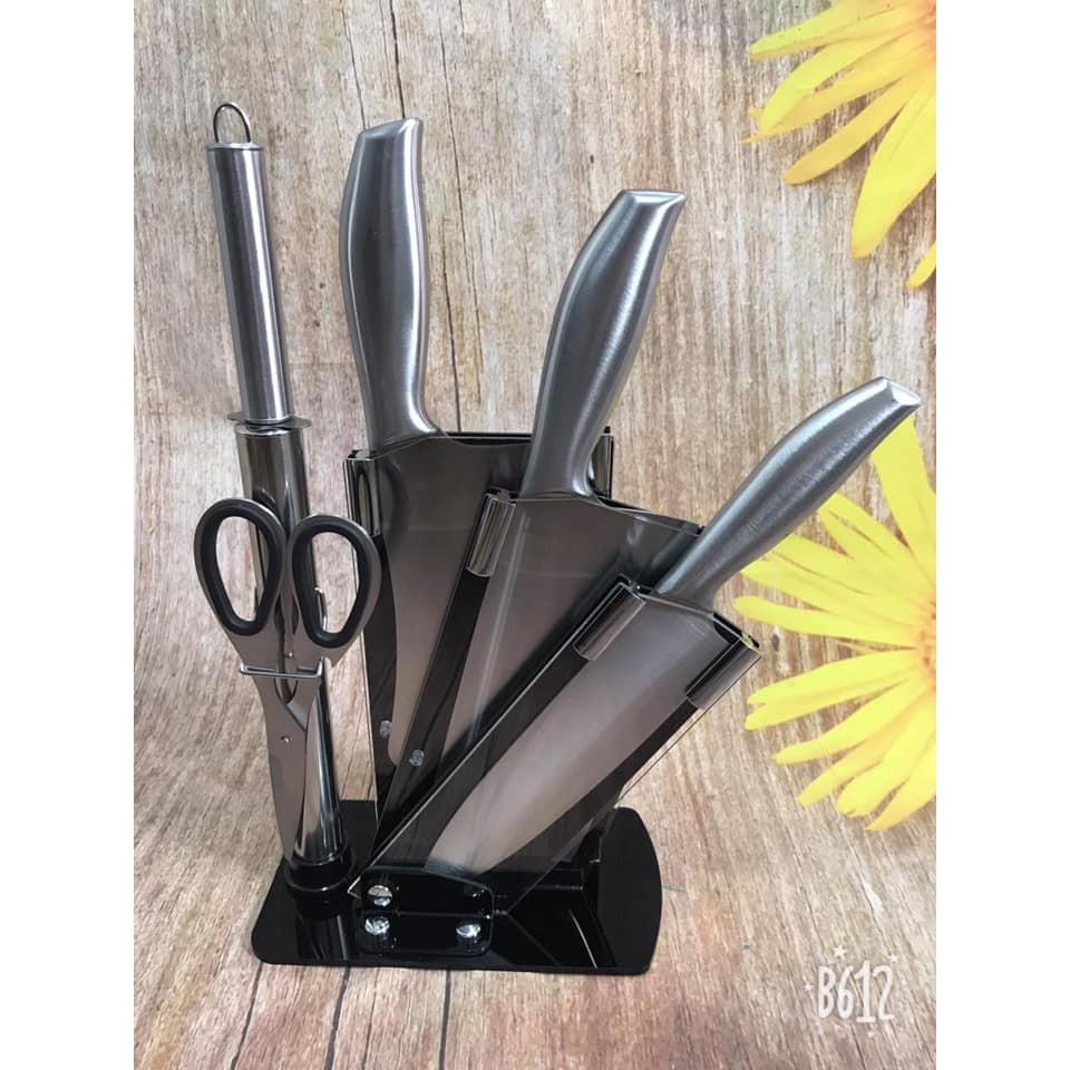 BỘ DAO INOX 6 MÓN CAO CẤP XUẤT NHẬT