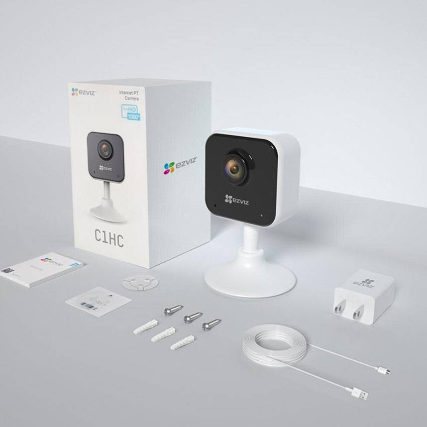 Camera WI-FI EZVIZ C1HC 1080p, Trong Nhà, Đàm Thoại 2 Chiều, Góc Rộng, Nén Video H.265, Phát Hiện Chuyển Động, Hồng Ngoại Ban Đêm 12m, 3 Chế Độ Báo Động, Thiết Kế Nhỏ Gọn Và Dễ Sử Dụng-Hàng Chính Hãng