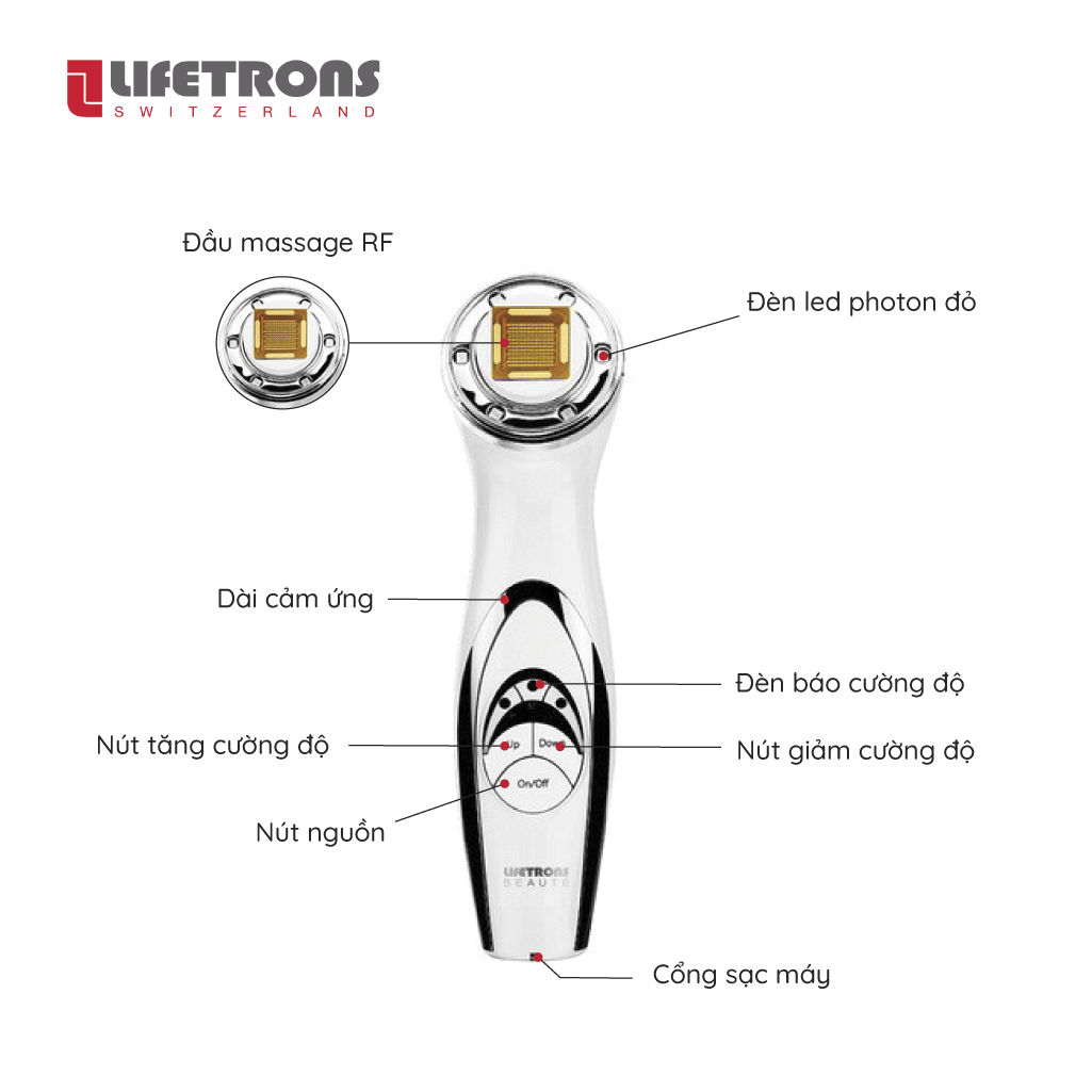 Máy Nâng Cơ Và Tái Tạo Da Chuyên Sâu Lifetrons RF-700