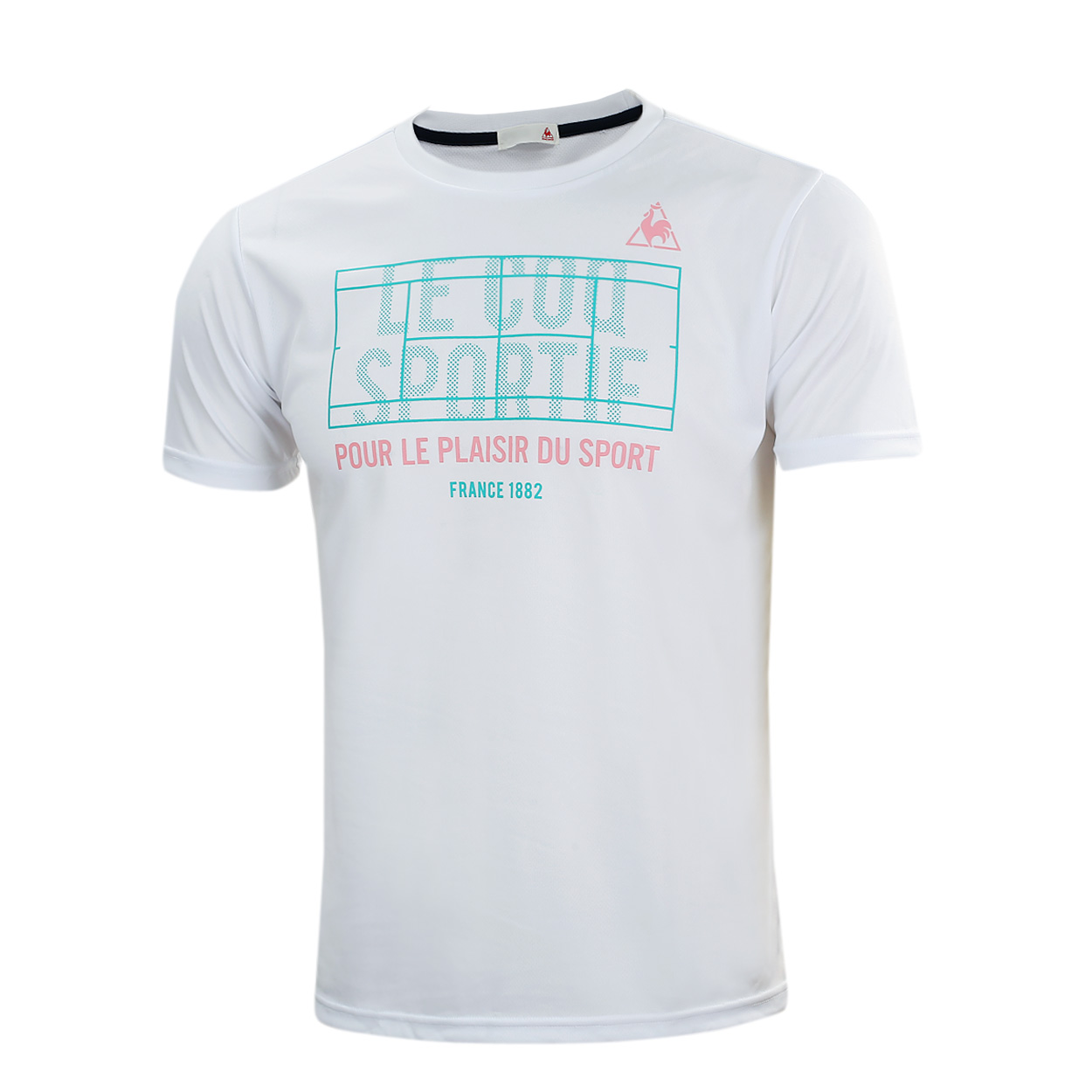 Áo T-Shirt le coq sportif nam QTMPJA06-WHT