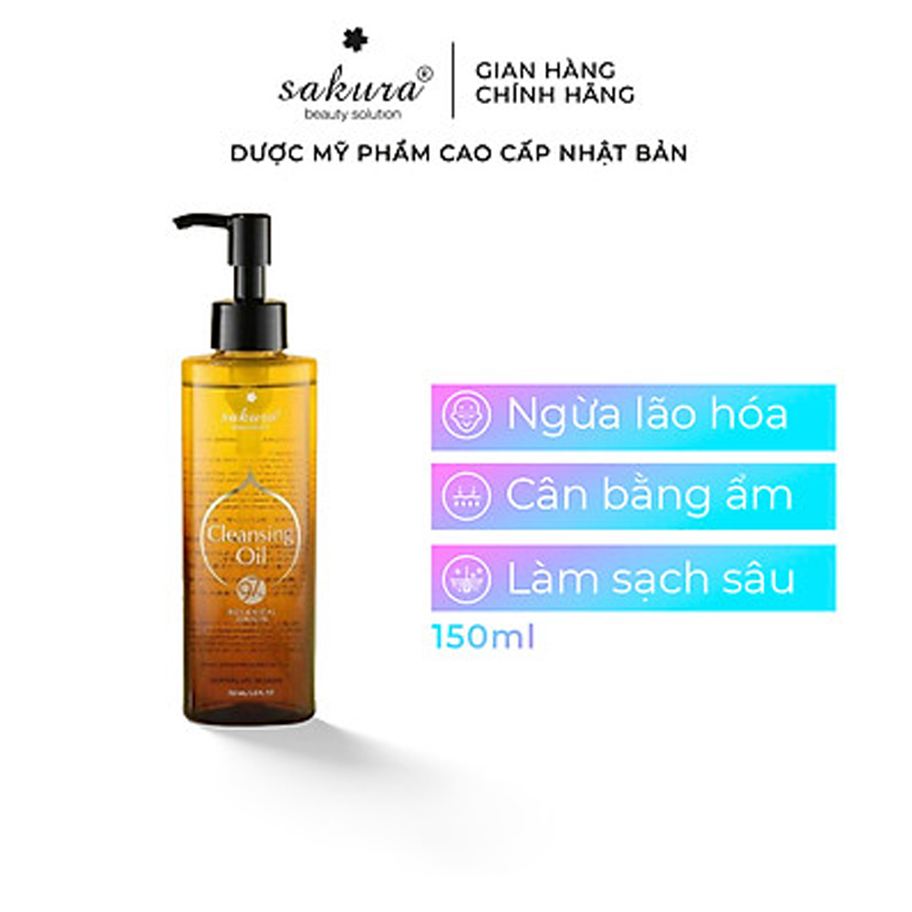 Dầu tẩy trang Sakura Cleansing Oil Nhật Bản 150ml