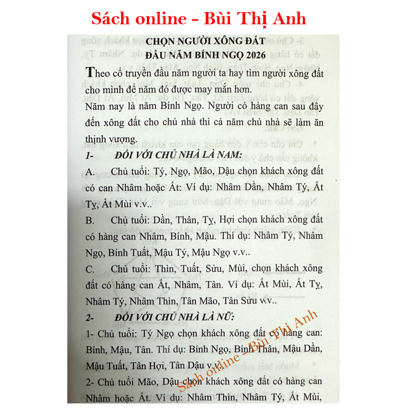 Sách-Lịch vạn sự Bính Ngọ 2026-Chọn ngày lành tháng tốt, lịch tết 2026