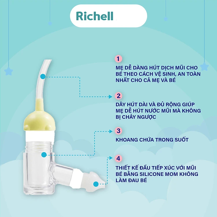 Dụng cụ hút mũi Richell