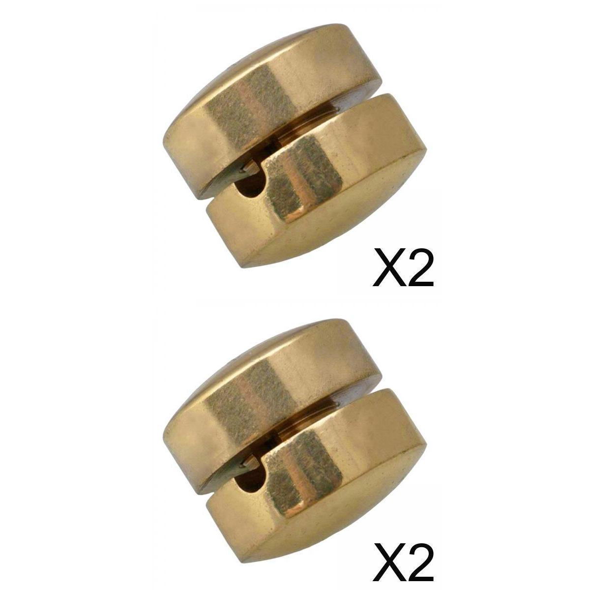 4 Pieces Brass Button Type 1/4-4/4 Wolf Eliminator Adjuster Cello