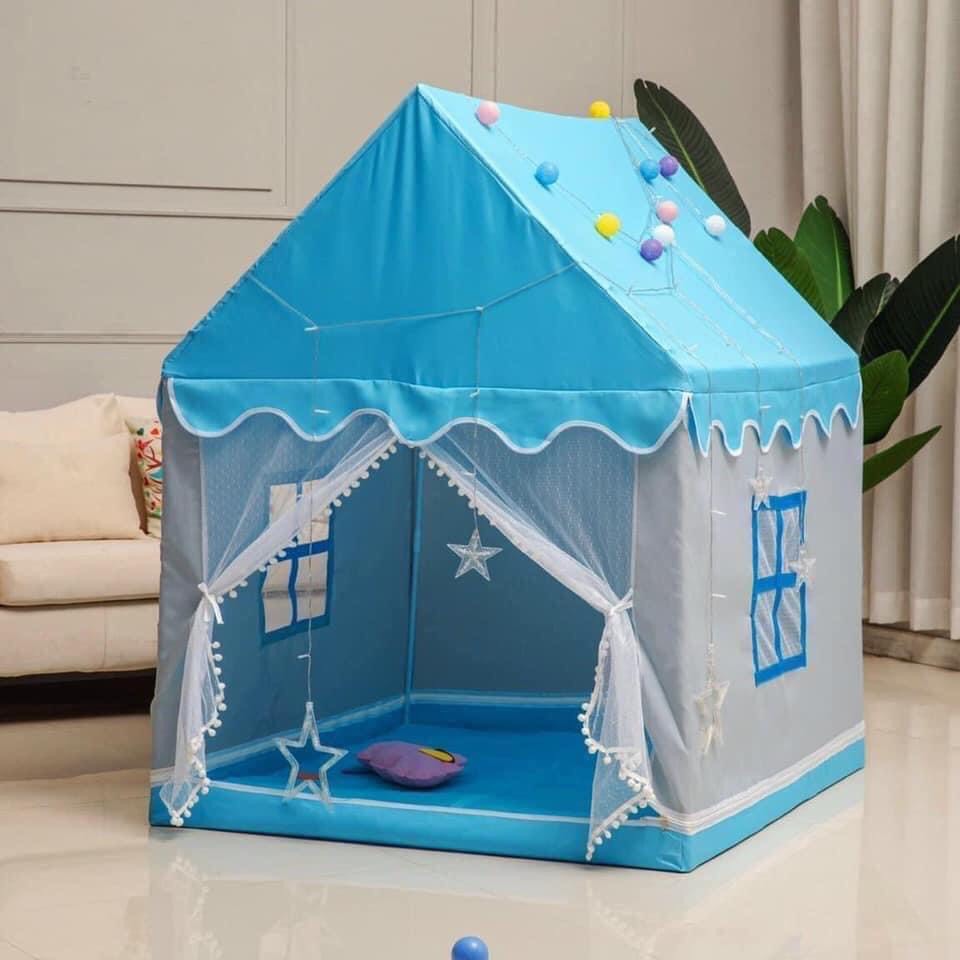 LỀU CÔNG CHÚA KHUNG KIM LOẠI SIÊU CHẮC HÌNH NGÔI NHÀ