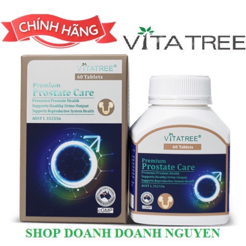 Viên uống Vitatree Prostate care , hộp 60v, hỗ trợ tuyến tiền liệt nam giới, nhập khẩu Úc