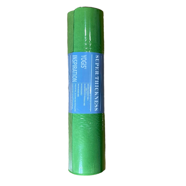 Free Ship - Thảm tập yoga chính hãng Yvonne, Pole Star Green, dày 6mm bề mặt nhám, siêu bám, chống trơn trượt, thấm hút mồ hôi, càng nhiều mồ hôi càng bám, dễ vệ sinh, bề đẹp, sang trọng