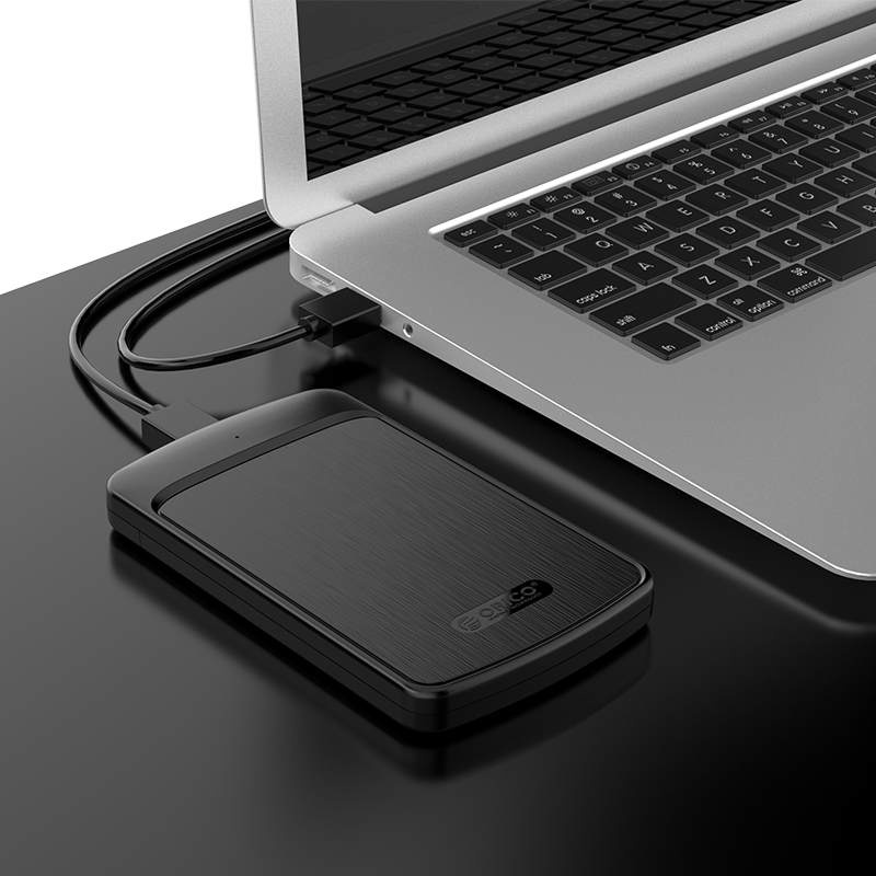 Hộp Đựng Ổ Cứng ORICO 2020U3-BK 2.5"" SSD/HDD SATA 3 USB 3.0 Hàng Chính Hãng