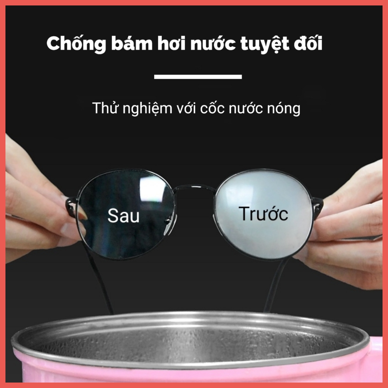 Khăn Lau Kính Nano Hộp 100 Miếng Giấy Lau Kính Chống Bám Hơi Nước, Lau Sạch Vân Tay Bụi Bẩn