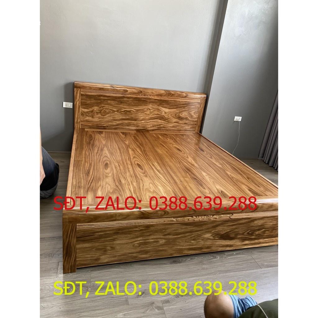 Giường Gỗ Hương Xám