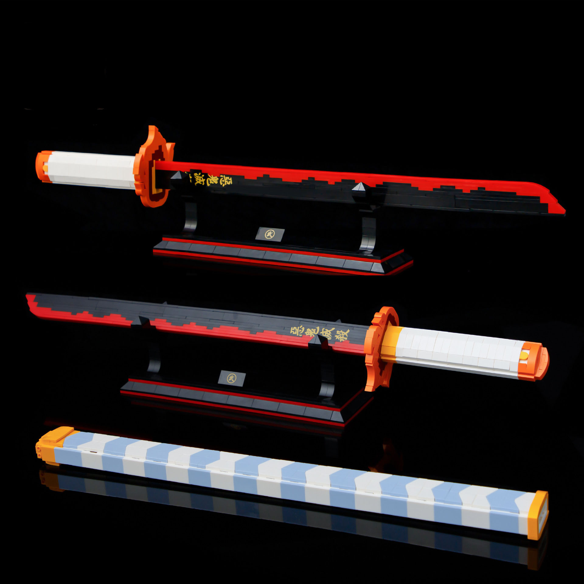 Đồ Chơi Lắp Ráp Mô Hình Nhật Luân Của Viêm Trụ Rengoku Kyojuro Trong Kimetsu No Yaiba Model DK1503 Với 790 Mảnh Ghép