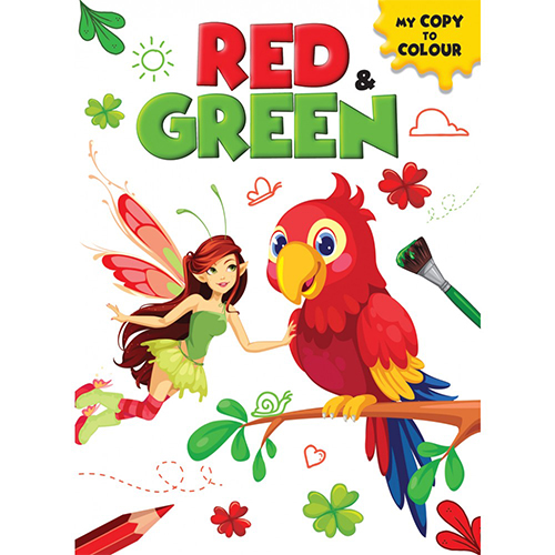 My Copy To Colour: Red &amp; Green