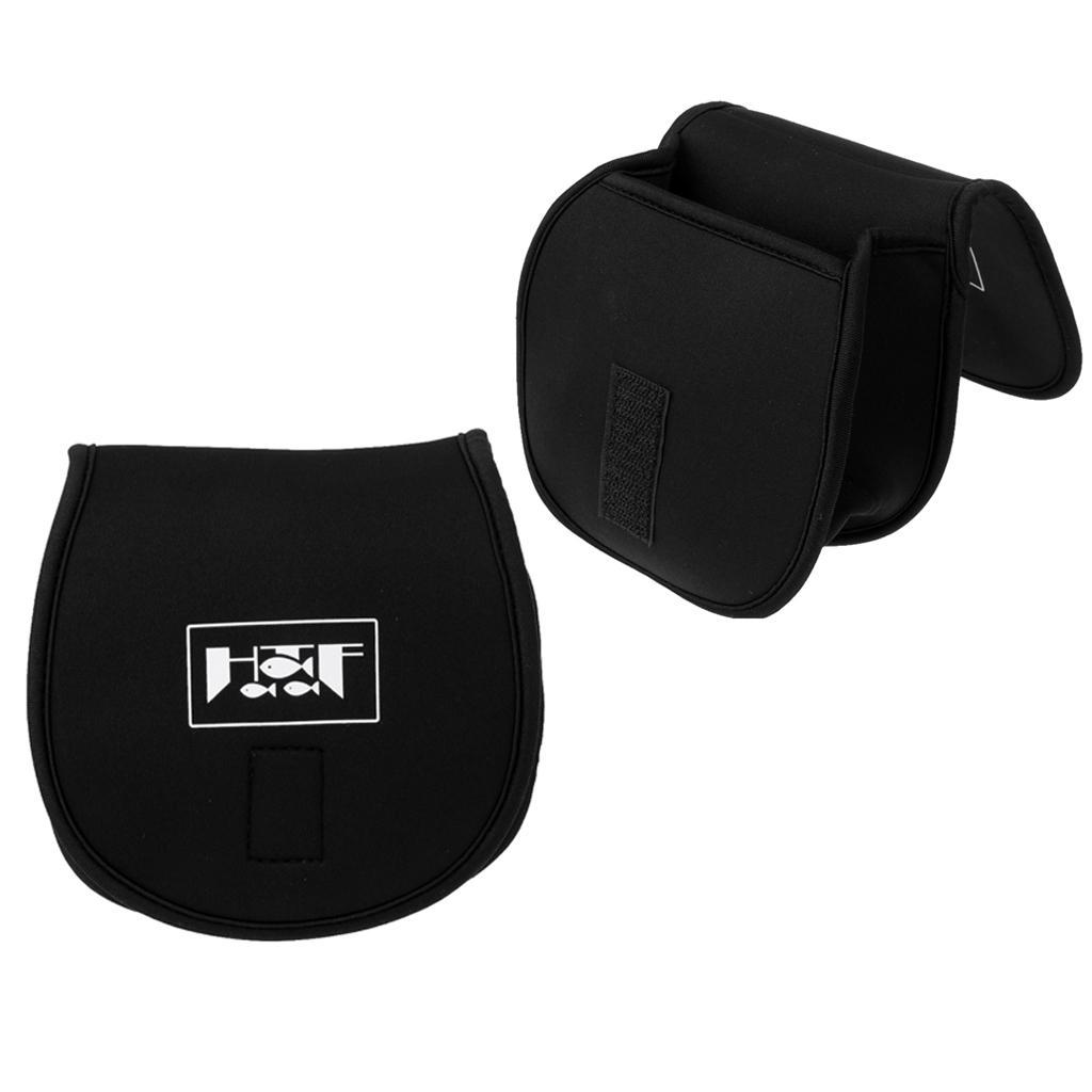 4x Neoprene Spinning Reel Pouch Fishing Reel Bag Wheel Protective Case M XL