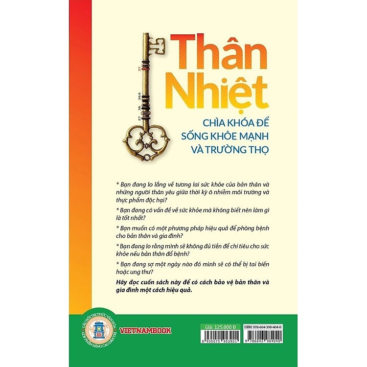 Sách - Thân Nhiệt - Chìa Khóa Để Sống Khỏe Mạnh Và Trường Thọ