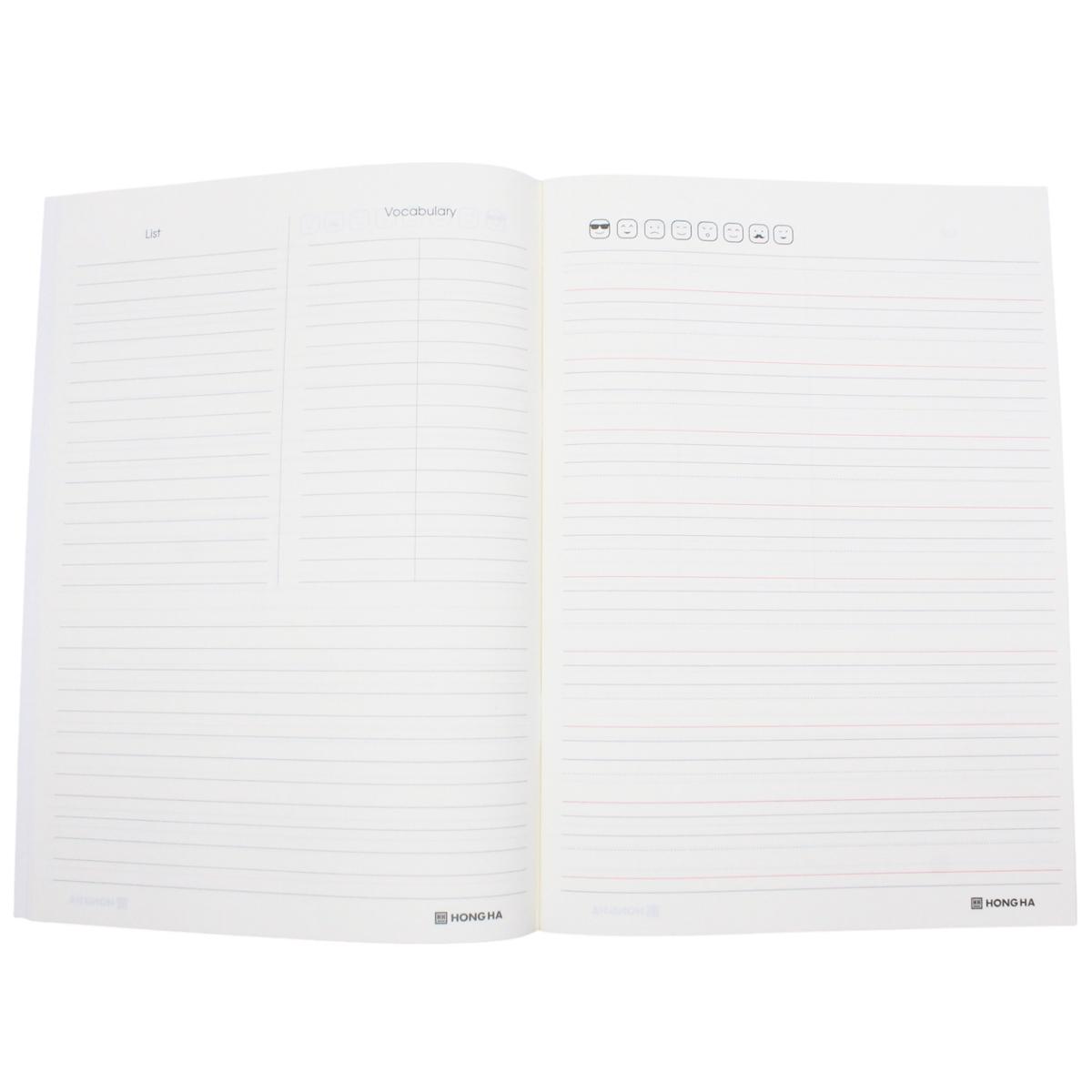 Tập Gáy Ghim Study Language - Tiếng Anh, Đức, Nga, Pháp - 120 Trang 70gsm - Hồng Hà 1465 (Mẫu Bìa Giao Ngẫu Nhiên)