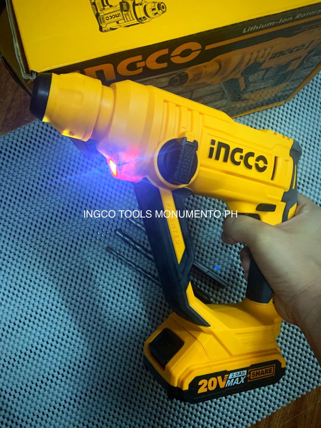 MÁY KHOAN BÊ TÔNG DÙNG PIN 20V INGCO CRHLI1601 - HÀNG CHÍNH HÃNG