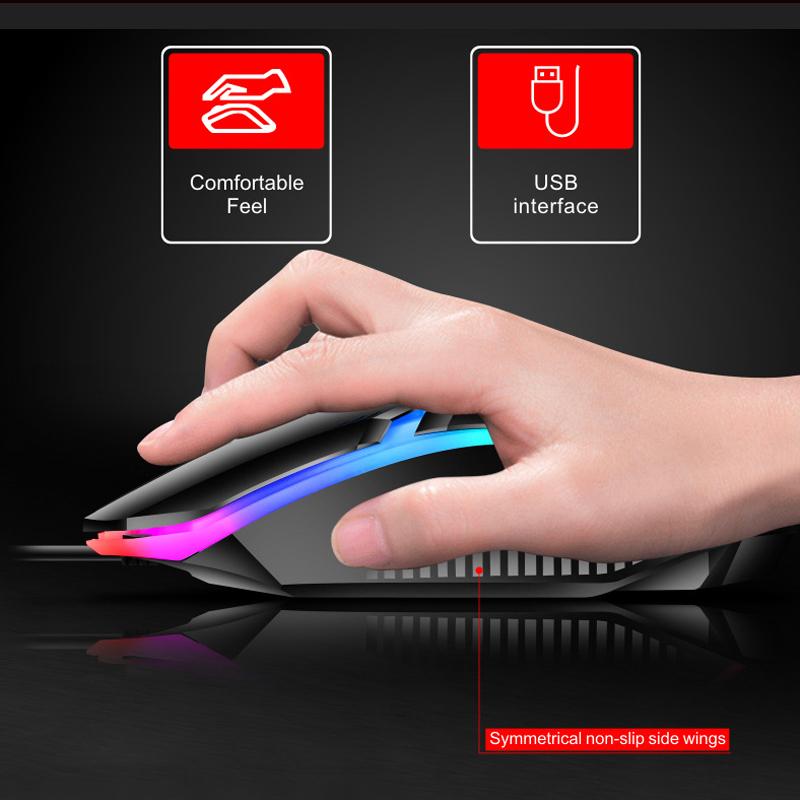 Chuột Bàn Phím Backlit Chuột Và Bàn Phím Chống Nước Dạ Quang Chuột Bàn Phím Punk Combo Bàn Phím Và Chuột Cho Máy Tính Game Thủ