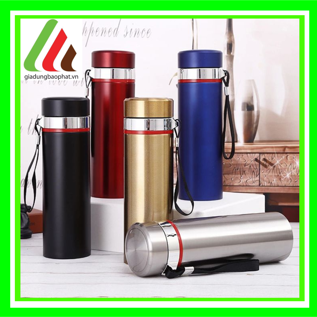Bình giữ nhiệt inox 304 2 lớp chân không cách nhiệt my water cup màu sắc trơn sáng sang trọng tiện lợi 800ml 1000ml