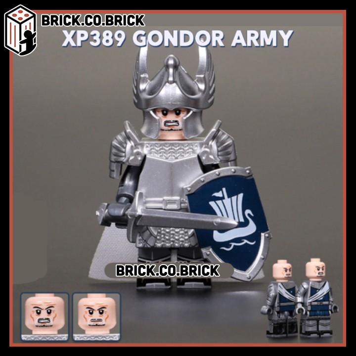 Đồ chơi Lắp ráp Xếp hình Lính trung cổ Đội bảo vệ Pike Guard của Hiệp sĩ minifig KT1051