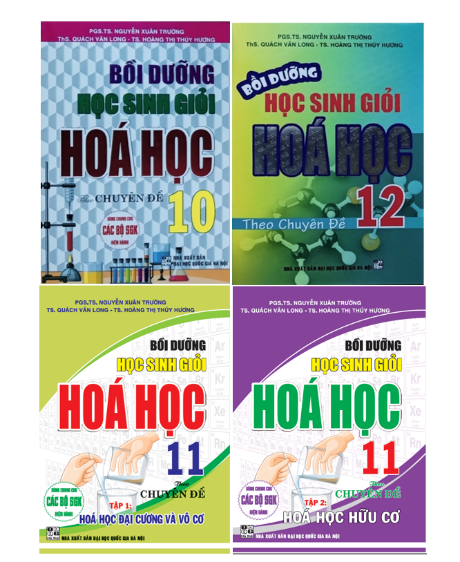 Sách - Combo Bồi Dưỡng Học Sinh Giỏi Hóa Học Theo Chuyên Đề Lớp 10, 11, 12