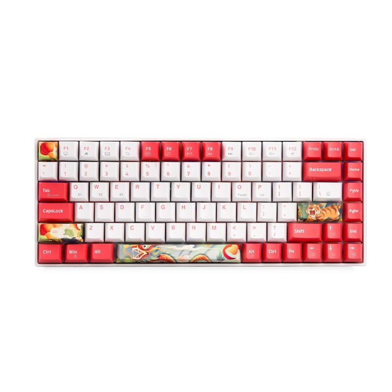 Bộ keycap Rồng - Hổ Jungle Layout 68 nút Newmen cho bàn phím GM680 - Hàng chính hãng