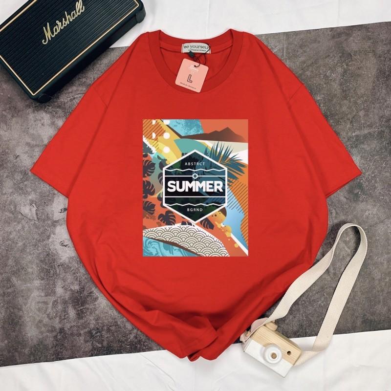 Áo Thun Tay Ngắn UNISEX SUMMER - Hình chụp thật