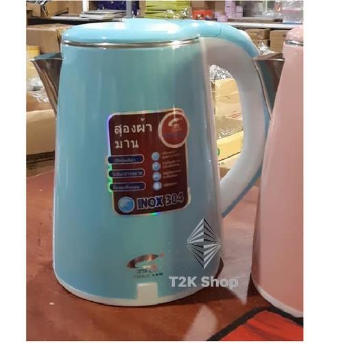 Ấm siêu tốc - ấm đun nước pha trà thái lan JipLai 2.5L cao cấp - T2K Shop