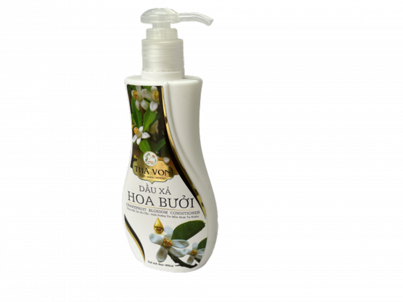 Dầu Xả Hoa Bưởi Tha Von 250 ml Chăm sóc tóc từ tinh dầu bưởi tuyệt vời cho mái tóc dày mượt, duy trì mái tóc óng mượt, chắc khỏe , phục hồi tóc hư tổn, nuôi dưỡng tóc mềm mượt tự nhiên