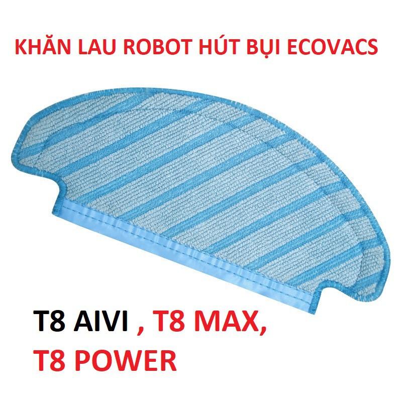 Phụ kiện khăn lau, giẻ lau dành cho robot hút bụi lau nhà Deebot Ozmo T8, T8 Aivi, T8 Max, T8 Power, T8 Aivi Plus, N8 Pro