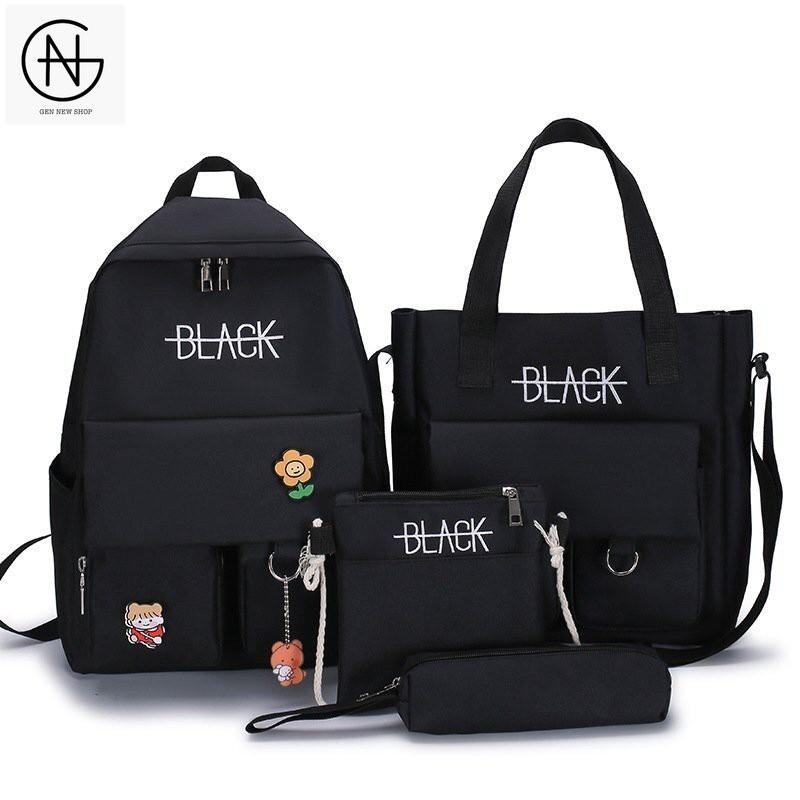 Combo Balo Thời Trang Nam Nữ Giá Rẻ Dành Cho Học Sinh Set 01