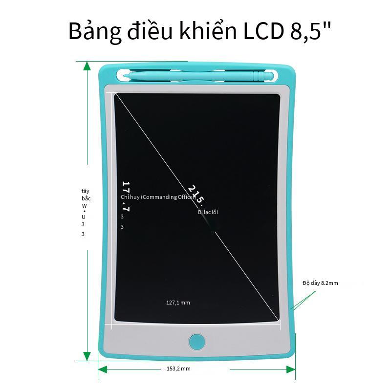 Phong cách mới nhất tùy chỉnh bảng viết LCD 8,5 inch màu bảng vẽ trẻ em vẽ graffiti bảng vẽ bảng ghi nhớ tin nhắn bảng vẽ điện tử