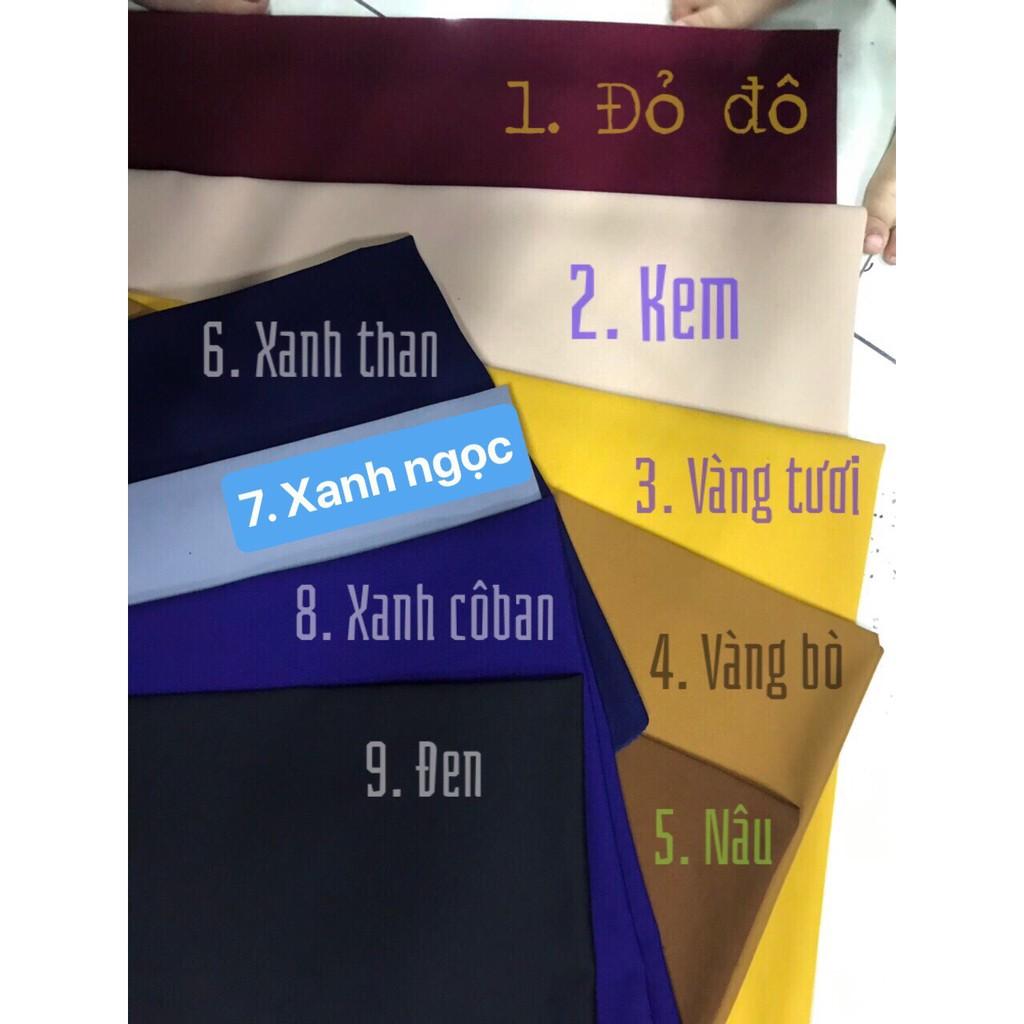 Chân váy chữ A Xẻ nhí 2 bên 40cm có khoá séc kéo