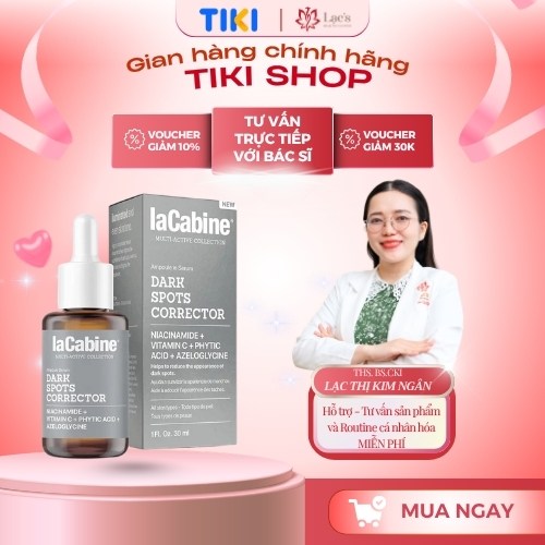 Tinh Chất Dưỡng Trắng Da, Mờ Thâm Nám LaCabine Dark Spots Corrector 30ML