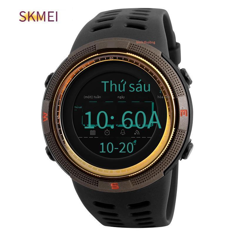 Phong cách mới nhất Moment vẻ đẹp thời trang nam xu hướng đồng hồ điện tử đồng hồ sinh viên thể thao ngoài trời đồng hồ thể thao chống nước mới
