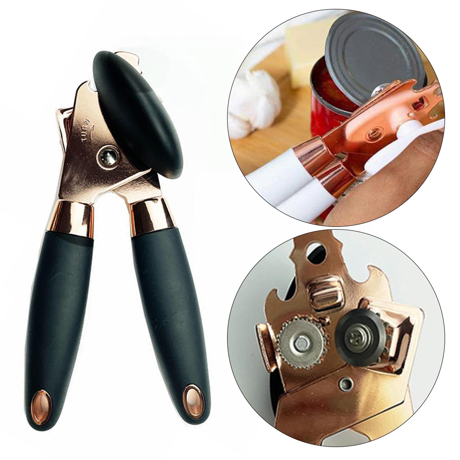 Professional Manual Can Opener Non Slip Hand Grip for Tin Beer Jar Lid