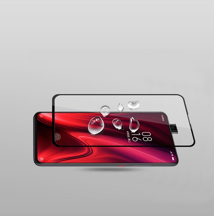 Tấm dán kính cường lực full 9D dành cho Xiaomi Redmi K30, tràn màn hình