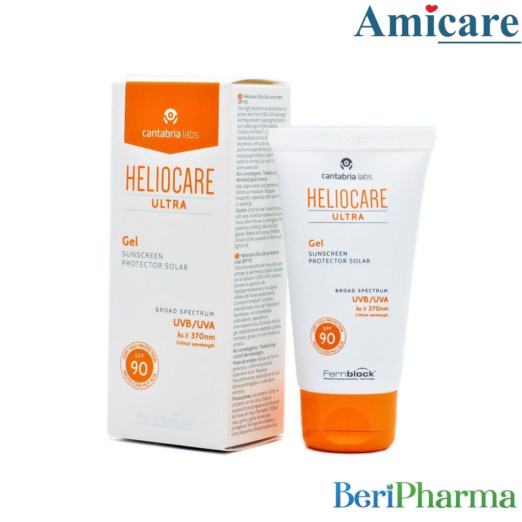 Gel Chống Nắng dành cho da sau laser Heliocare Ultra Gel SPF 90