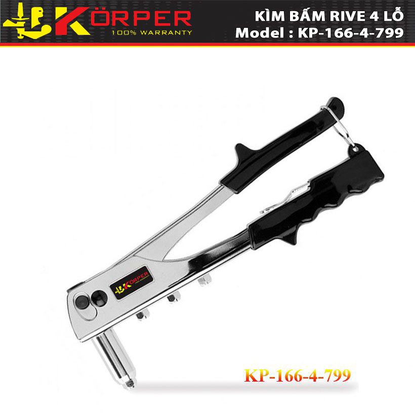 KÌM TÁN ĐINH 4 LỖ KÖRPER KP-166-4-799