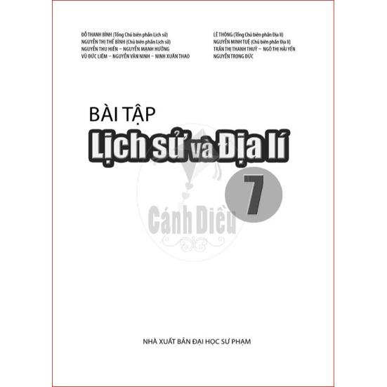 Bài Tập Lịch Và Sử Địa Lí 7 - Cánh Diều