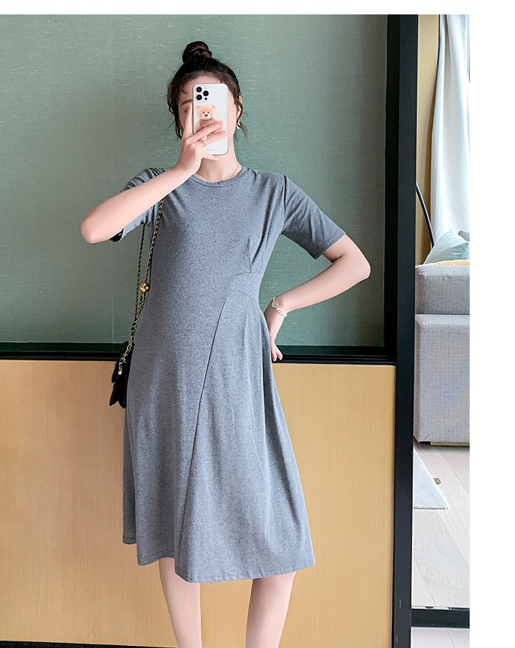 Đầm bầu thun cotton dáng dài DR3121